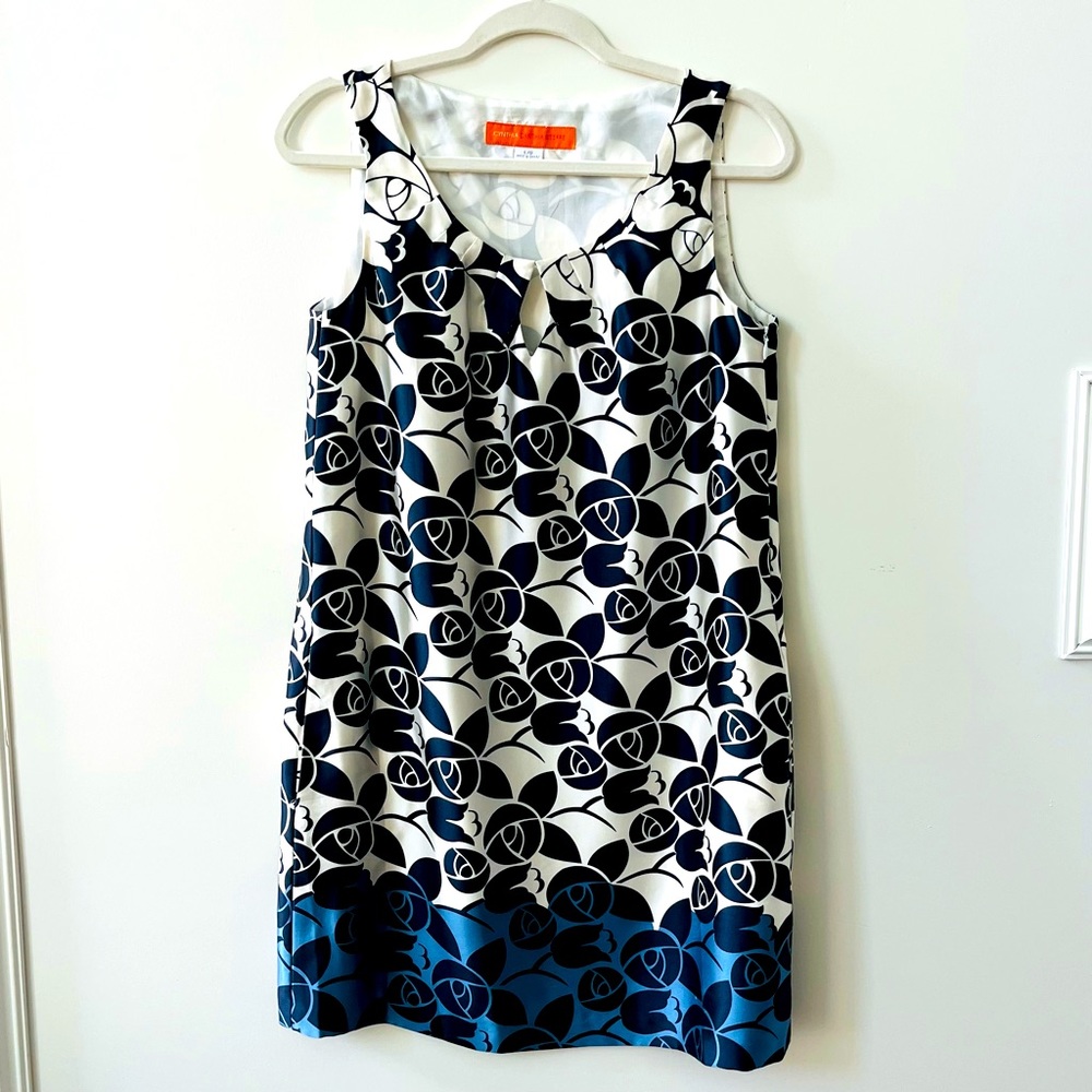 Cynthia Steffe Silk Summer Floral Print Dress